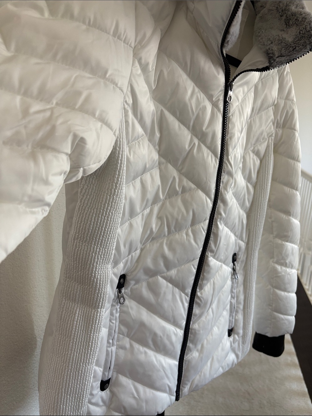 Nautical Puffer Jacket NWOT Size L - Picture 4 of 11